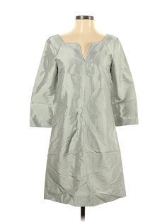 J.Crew Casual Dress Size: 0 Gray Dresses - used. No Fabric Content, Crew Neck, Short, 3/4 Sleeve | J.Crew Casual Dress: Gray Dresses - Used - Size 0 Gray Casual Dress, Gray Dresses, Gray Dress, Casual Dresses For Women, Casual Dress, Casual Dresses, J Crew, Women Handbags, Crew Neck