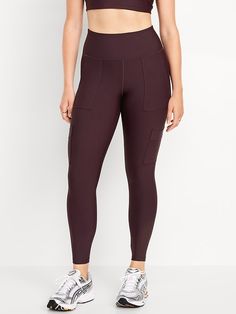 Fall Athleisure Leggings With Pockets, Fall Athleisure Activewear With Side Pockets, Fall Workout Activewear With Pockets, Functional Mid-rise Leggings With Pockets, Workout Leggings With Pockets For Fall, Casual Leggings With Functional Pockets, Stretch Cargo Pants With Functional Pockets For Sports, Fall Workout Leggings With Pockets, Versatile Fall Activewear With Pockets