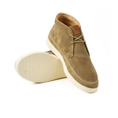 Cushiony moc-toe chukka boot made in Portugal from exceptional suede Chukka Sneakers, Chukka Boot, Chukka Boots, Sneaker Boots, Portugal, Boots, Sneakers