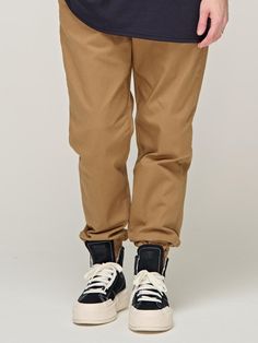 Composition : COTTON 100%Country of Origin : KOREA Urban Beige Cotton Pants, Casual Brown Bottoms With Comfort Waistband, Casual Beige Cotton Joggers, Beige Relaxed Fit Casual Joggers, Casual Beige Sweatpants For Streetwear, Beige Relaxed Fit Joggers For Casual Wear, Casual Beige Bottoms With Comfort Waistband, Brown Cotton Joggers For Streetwear, Brown Cotton Relaxed Fit Joggers