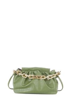 Chain Ruched Bag  - Women Satchels Ruched Bag, Chain Pattern, Elegant Bags, Olivia Mark, Luxury Handbags, Satchel Bags, Crossbody Shoulder Bag, Shoulder Bag Women, Leather Crossbody Bag