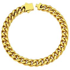 PRICES MAY VARY. ✦Men Bracelet: Sturdy construction, well-made bangle chain bracelet, great looking with fold over clasp. Chunky hiphop jewelry. ✦Size: 5mm/7mm/9mm/12mm/14mm Width, 19-23cm length, ✦Material: Sturdy 316L stainless steel, 18k real gold plated/black metal plated. Highly resisted to rust, Safe and Comfortable for Skin,100% Nickel Free, Hypoallergenic. ✦Unique Gift-- Great gifts for Father's Day, Birthday, Christmas, Holiday, Stocking Stuffer, Graduation, Groomsman, Anniversary, Vale Hiphop Jewelry, Birthday Presents For Men, Cuban Chain Bracelet, Cuban Link Bracelet, Cuban Bracelet, Stainless Bracelet, Chunky Bracelets, Best Gifts For Men, Bracelet For Men