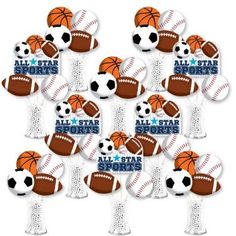 all star sports balloon bouquet kit