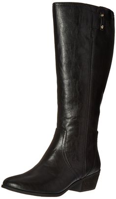 PRICES MAY VARY. SUSTAINABLY CRAFTED: A womens knee high riding boot with eco-conscious fabric toe box, linings and topcloth made from recycled bottles, and heel counter made from recycled materials MATERIALS: A tall shaft womens boot with faux leather with soft, feel-good linings FIT: A dress knee high womens fashion booth with inside zip and hidden stretch gore for easy on/off SUSTAINABLE COMFORT: Insole Technology with anatomical cushioning, comfort & support MOVEMENT: Lightweight, flexible c Wide Calf Knee High Boots, Dr Scholls Shoes, Wide Calf Riding Boots, Shop Boots Online, Dr Scholls, Black Riding Boots, Riding Boot, Wide Shoes, Wide Calf Boots