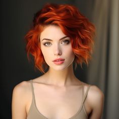 65 Gorgeous Short Red Haircuts to Try Right Now In 2023 Red Short Hair, Red Bob Hair, Red Hair With Bangs, Red Hair Trends, Red Hair Color Ideas, Haircuts To Try, Red Hair Looks, Red Hair Inspiration, Short Red Hair