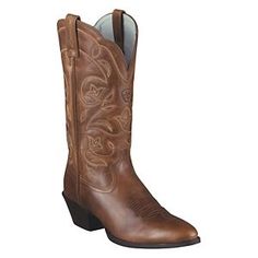 Ariat Heritage Boots For Ladies, Western Brown, Leather Cowgirl Boots, Ariat Boots, Horse Boots, Western Boots Women, Cowboy Boots Women, Western Boot, Boots Women Fashion