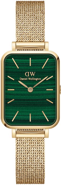 Affordable Luxury Gifts, Dw Watch, Holiday Campaign, Green Watch, Gold Watches Women, Bracelet Shop, Mesh Bracelet, Watch Faces, Luxury Gifts