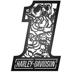 the number one logo for harley davidson