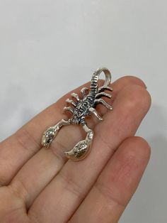 Sterling silver scorpion pendant antique scorpion pendant Scorpion Charm Scorpion Necklace Scorpion Jewelry Blackened scorpion pendant Scorpion Jewelry, Scorpion Necklace, Pomegranate Jewelry, Full Finger Rings, Healing Stones Jewelry, Chalcedony Ring, Blue Stone Ring, Symbolic Jewelry, Statement Ring Silver