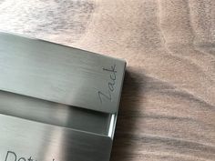 "Business card holder, made from high-quality stainless steel. Any texts can be engraved on it by laser. The engraving is anti-scratched and will last forever. It's a nice gift for the anniversary. Leave your custom details in the note box while checkout. About 14 cards can be filled. Wholesale available. Any further questions, please feel free to send us via the conversation. The engraving is ANTI-SCRATCHED. Item details: Material: Stainless steel Size: 9.5x6.1x0.96 CM (3 3/4\" x 2 3/8\" x 3/8\ Business Card Cases, Business Card Case, Metal Tools, Note Box, Business Card Holder, Business Card Holders, Credit Card Holder, Custom Cards, Stainless Steel Material