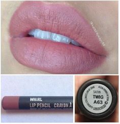 Skin Color Pencil, Mac Twig Lipstick, Whirl Lip Liner, Mac Twig, Mac Brave, Best Mac Makeup, Lip Pencil Colors