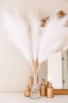 PRICES MAY VARY. WORTH PACKAGE- The Lozidecor faux large pampas grass decor tall set includes 5 artificial tall pampas grass stems, each measuring 42 inches (3.5 feet) in length, with 18 branches in each plume. This large faux grass decor provides a generous amount of tall pampas grass decor to create stunning centerpiece table decorations for your home or office. PREMIUM MATERIAL- Made from soft silk with delicate handiwork, the large faux pampas grass decor is tall and fluffy and can be bent t Bed 2023, Faux Pampas Grass Decor, Floor Vase Fillers, Boho Decorations, White Pampas, Faux Pampas, Home Boho, Pampas Grass Decor, Grass Decor