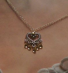 Maeva  Traditional Norwegian Antique Heart by KAStrainKreations Hold My Heart, Wire Jewelry Designs, Evil Spirits, Diamond Flower, Style Necklace, Wire Jewelry, Post Earrings, Beautiful Necklaces, Jewelry Design