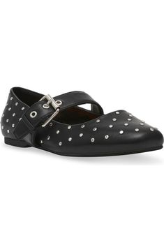 DV by Dolce Vita Mellie Mary Jane Flat (Women) | Nordstromrack Chic Flats With Buckle Closure And Square Toe, Square Toe Flats With Buckle Closure For Work, Mary Jane Flats With Buckle Closure, Synthetic Round Toe Flats With Buckle Closure, Flats With Buckle Closure And Round Toe, Medium Width Flats With Buckle Closure And Round Toe, Casual Medium Width Flats With Buckle Closure, Medium Width Pointed Toe Flats With Buckle Closure, Work Flats With Buckle Closure And Flat Heel