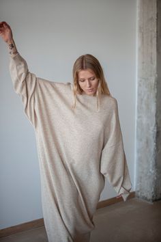 Oversized Dress Loose Fit Dress Oversized Sweater Dress - Etsy Oversized Soft Knit Sweater Dress, Oversized Long Sleeve Soft Knit Sweater Dress, Oversized Long Sleeve Sweater Dress For Loungewear, Oversized Dresses For Loungewear In Fall, Oversized Long Knit Dress, Oversized Cozy Long Sleeve Dresses, Long Oversized Knit Dress, Oversized Long Knit Sweater Dress, Minimalist Dress Casual