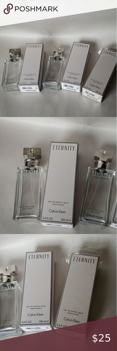 Calvin Klein Eternity EMPTY Bottles and Boxes Calvin Klein Eternity, Empty Bottles, Calvin Klein, For Sale, Clothes Design