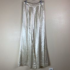 Dream Pants, Rose Gold Prom Dress, Gold Prom, Gold Prom Dresses, Wide Leg Trousers, Prom Dress, Champagne, Free People, Wide Leg