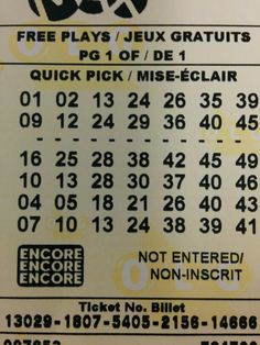 a close up of a ticket for an event with numbers and times on the back