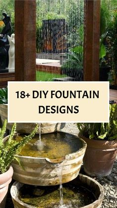 Create a peaceful oasis in your home by exploring various DIY fountain ideas that embody Zen living. Dive into crafting a mini meditation fountain for your tabletop, constructing a soothing bamboo waterfall, or setting up a tiered garden fountain to invite the calming presence of flowing water into your environment. Immerse yourself in the Zen vibe, boost your overall wellness, and revel in the serenity and calmness that these DIY fountain projects can offer. Begin transforming your space into a tranquil retreat today with these inspiring designs! Water Feature Pond Ideas, Diy Zen Water Fountain, Mini Water Feature Diy, Small Patio Fountain Ideas, Diy Outdoor Water Features Simple, Patio Fountains Diy, Diy Porch Fountain, Garden Fontaine Ideas, Diy Small Water Feature