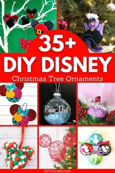 35 diy disney christmas tree ornaments