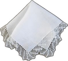 Elegant Lace Handkerchiefs With Lace Trim, Elegant White Lace Handkerchiefs, Classic White Lace Handkerchief, Elegant White Handkerchiefs With Lace Work, Classic White Lace Work Handkerchiefs, Classic White Lace Handkerchiefs, Elegant White Handkerchiefs With Crochet Lace, Classic Handkerchiefs With Lace Trim As Gift, Wedding Handkerchief