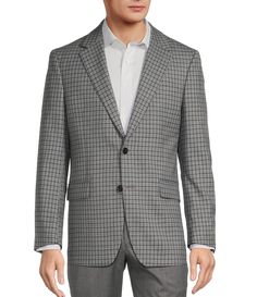 From Hickey Freeman&#x2C; this sport coat features: Check windowpane patternClassic fitNotch lapelLong sleeves2-button closureSide ventBesom flap pocketsBluff edgesFully lined interiorWoolDry cleanImported. Tailored Plaid Sport Coat With Long Sleeves, Long Sleeve Plaid Sport Coat For Business, Plaid Long Sleeve Sport Coat For Business, Plaid Sport Coat For Business, Plaid Long Sleeve Sport Coat For Business Casual, Button-up Sport Coat With Buttoned Pockets For Work, Winter Button-up Sport Coat With Button Closure, Business Button-up Sport Coat With Welt Pockets, Tailored Button-up Sport Coat With Button Closure