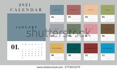 a calendar with different colors and numbers for the year 2011 - 2013, on a gray background