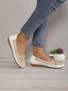 Stay stylish and comfortable this summer with our breathable cutout <a href="https://canaryhouze.com/collections/women-canvas-shoes" target="_blank" rel="noopener">slip-on</a> loafers for women. These flats provide both fashion and function Summer Slip-on Loafers With Perforations, Beige Flat Bottom Slip-ons, Comfortable Summer Slip-on Loafers, Comfortable Flat Slip-ons For Summer, Summer Slip-on Loafers, Comfortable Slip-on Loafers For Summer, Spring Flat Heel Slip-ons With Perforations, Spring Slip-on Flats With Perforations, Comfortable Slip-on Summer Loafers