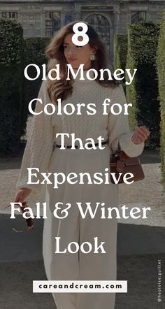 Winter Fashion Essentials, Winter Outfit Color Palette, Old Money High School Outfits, Old Money Color Combination, Elegant Winter Fashion, Winter Country Club Outfit, Old Money Winter Capsule Wardrobe, Old Money Winter Outfit Women, Money Color Palette