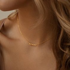 Dainty Custom Summer Name Necklace Dainty Name Necklace With Clavicle Chain For Everyday, Dainty Everyday Name Necklace With Clavicle Chain, Simple Name Necklace With Delicate Chain, Dainty Name Necklace With Delicate Adjustable Chain, Dainty Clavicle Chain Name Necklace For Everyday, Minimalist Nameplate Necklace, Delicate Custom Name Necklaces For Everyday, Minimalist Name Necklace With Delicate Chain As Gift, Delicate Everyday Custom Name Necklaces