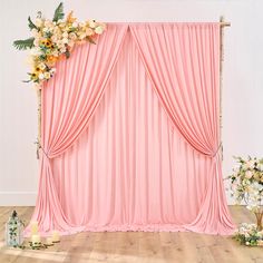 PRICES MAY VARY. Thick Backdrop Curtain Panels: Your package will come with 2 panels white photography backdrop drapes. Each background panels measures 5ft width and 10ft height.Entire backdrop curtain measures 10ft x 10ft.cortinas para fiestas decoracion. Wrinkle Free Fabric Drapes: Our silky spandex backdrop curtains drapes are crafted from 100% quality fabric. The photography drapes are winkle-free, drapes nicely,ironable,durable and soft touch feeling. Large Blush Pink Photo Backdrop is Suit Blush Pink Backdrop, Pink Photo Backdrop, Baby Shower Photoshoot, Wedding Photo Backdrop, Shower Photoshoot, Flower Props, Decorations For Wedding, Backdrop Curtains, Stage Curtains