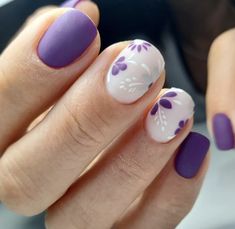 Purple Shellac Nails, Nail Inspo Purple, Purple Spring Nails, Fur Nails, Cnd Nail Polish, Nagellack Trends, Simple Gel Nails, Pointed Nails, Proof Of Concept