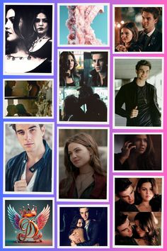 the twilight saga movie poster with many pictures