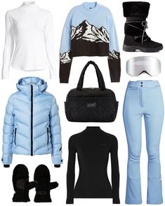 Ski Astetic Outfit, Skiing Fashion Outfits, Skiing Fits, Colorado Fits, Ski Trip Essentials