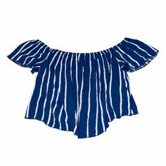 Forever 21 Off-The Shoulder Crop Top. New Without Tags, Originally $25. Dark Blue And White Stripe. Perfect Condition, No Flaws. Stripes Are Vertical. Elastic Band Around Neckline. Size S. Trendy Off-shoulder Top For Summer Vacation, Off-shoulder Tops For Beach Day Out, Casual Off-shoulder Crop Top For Vacation, Off-shoulder Tops For Beach Season Day Out, Trendy Blue Off-shoulder Top, Forever 21 Blue Crop Top, Forever 21 Blue Summer Tops, Forever 21 Tops For Vacation, White Polka Dot Top