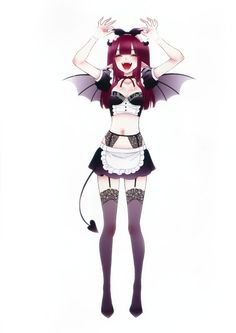 1366x768 Wallpaper, Anime Lingerie, Maid Outfit, Manga Cute