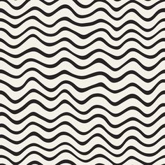 an abstract black and white pattern with wavy lines