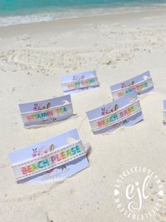 Beachy Pastel Arm Candy Bracelets! 💕🫶🏼🍭 Trendy Personalized Colorful Friendship Bracelets, Personalized Bohemian Friendship Bracelets For Beach, Personalized Colorful Friendship Bracelets, White Embroidered Bracelets For Friendship, Fun Multicolor Personalized Friendship Bracelets, White Embroidered Beaded Bracelets As Gift, White Embroidered Bracelet As Gift, Bohemian White Embroidered Bracelet, White Bohemian Embroidered Bracelet