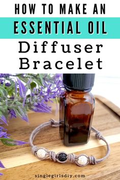 DIY Essential Oil Bead Knot Bracelet - Single Girl's DIY Bead Knot, Lava Bead Jewelry, Diy Essential Oil Diffuser, Neat Gift Ideas, Making Essential Oils, Essential Oil Bracelet, Essential Oils Guide, Diy Essentials, Oil Diffuser Bracelet