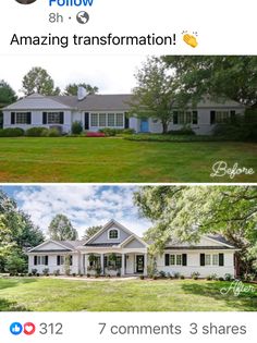 the before and after pictures of a house that is being advertised for $ 3, 000