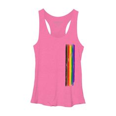 Channel your inner artist with the LGBTQIA+ Pride V1 premium ring spun cotton graphic racerback tank top created by alphalezbean for Design By Humans. It's time to add a pop of color, a splash of humor, and a whole lot of creativity to your day with apparel designed by one of our global artists. We're here to help you find that perfect you style! Lgbtqia Pride, Pride Rainbow, Rainbow Pride, Pink Tank Top, Apparel Design, Racerback Tank Top, Racerback Tank, Shop Design, Spun Cotton