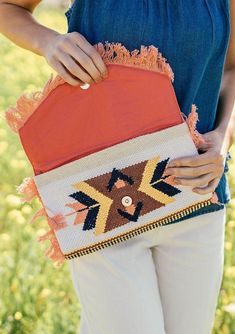 You're A Peach Fringe Clutch by Lovestitch Bohemian Rectangular Clutch With Fringe, Bohemian Fringe Rectangular Clutch, Bohemian Rectangular Fringe Clutch, Bohemian Summer Clutch With Tassels, Bohemian Fringe Clutch For Summer, Bohemian Clutch For Vacation, Suede Fringe Skirt, Youre A Peach, Fringe Clutch