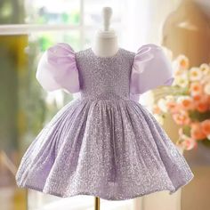 Cute Baby Purple Sequin Formal Dresses Toddler Birthday Pageant Dress – marryshe Baby Purple, Crinoline Skirt, Sequin Formal Dress, Toddler Birthday, Pageant Dress, Pageant Dresses, Toddler Dress, Waist Length, Purple Dress