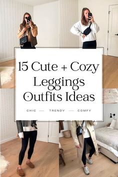 Comfy Leggings Outfit, Trendy Winter Fits, Comfy Legging Outfits, Casual Leggings Outfit, Outfit Ideas For Fall, Comfy Fall Outfits