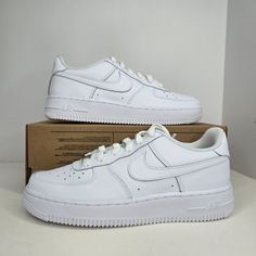 Nike Air Force 1 Le Size 5.5 Y / Size 7 Women White/White Sku: Fv5951-111 100% Authentic Brand New Without Box Any Questions? Make Sure To Ask Price Firm (Disclaimer) *These Are A Grade School Size 5.5y But Will Fit A Woman Size 7 Per Nike Sizing Charts* Casual White Nike Air Force 1 With Round Toe, White Nike Air Force 1 With Round Toe, White Leather Nike Air Force 1 With Round Toe, Nike Air Force 1 White With Cushioned Footbed, Nike Air Force 1 White Breathable For Sports, White Synthetic Nike Air Force 1 For Light Sports, Air Force 1 White Background, White Synthetic Mid-top Nike Air Force 1, White Synthetic Low-top Nike Air Force 1