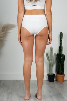 Ribbed swim high waist bottoms white - Cute swimsuit - Trendy Bride and Bridesmaid Fashion at Lush Fashion Lounge Boutique in Oklahoma Unique Bathing Suits, Affordable Swimsuits, Cute Swimwear, White Swim, Trendy Bikinis, Trendy Swimwear, Black One Piece Swimsuit, White Swimsuit, Cute Swimsuits