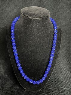 Grab this all Blue everything baseball necklace inspired by  Bleu Bae is a statement piece.  The brightest Beaded Necklace Blinged Out in a ridiculously crazy Blue colorway! w/ magnetic clasp for easy and comfort.      20 inches Look Good, Feel Good, Feel Good Play Good!  ⚾️🏈⚽️🏀⚾️️ 📿 Baseball Football Soccer Softball Basketball Elevate your style AND your game with our vibrant, handcrafted beaded necklace  🌟 Features: Blinging & Bursting with Color: A symphony of dazzling, handpicked vibrant Blue Crystal Necklaces With Bling, Adjustable Blue Bling Jewelry, Baseball Necklace, Baseball Sweatshirts, Rhinestone Bead, Girl Sweatshirts, Rhinestone Necklace, Beaded Chain, Baseball Tshirts