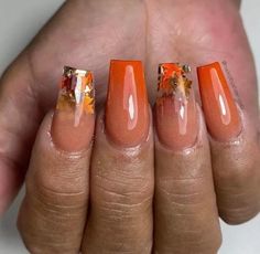 November Nail Designs, Fall Acrylic, November Nails, October Nails, Fall Acrylic Nails, Autumn Ideas, Thanksgiving Nails