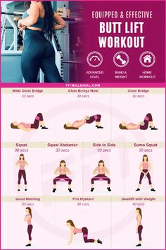 Get peachy booty with this home workout! Peach Bottom Workout, Workout Notes, Muffin Top Workout Gym, Stomach Toning Workouts, Stomach Fat Workout, Wellness Board, Flat Stomach Workout, Workout Routines For Beginners, Glute Workout