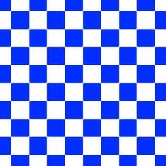 blue and white checkerboard pattern